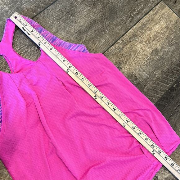 Ivivva Girls Pink Tank with Built-in Sports Bra Size 14 - Picture 6 of 7